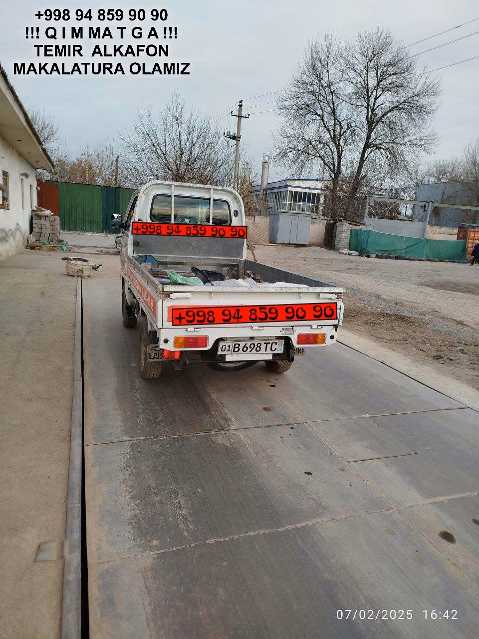ТАШКЕНТ МЕТАЛЛОЛОМ TOSHKENT METALLOLOM qabul qilish Ortachirchiq