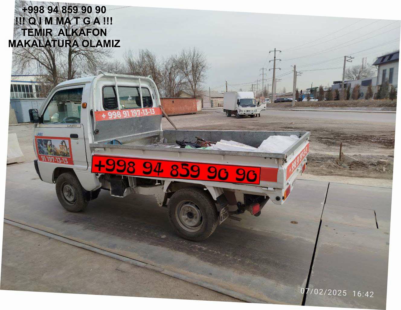 Metallolom qabul qilish Olmaliq