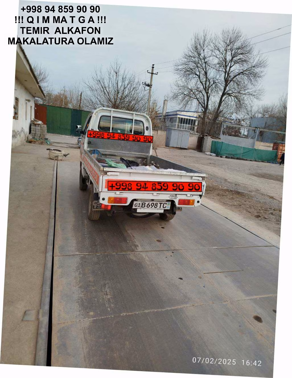 ТАШКЕНТ МЕТАЛЛОЛОМ TOSHKENT METALLOLOM qabul qilish Piskent