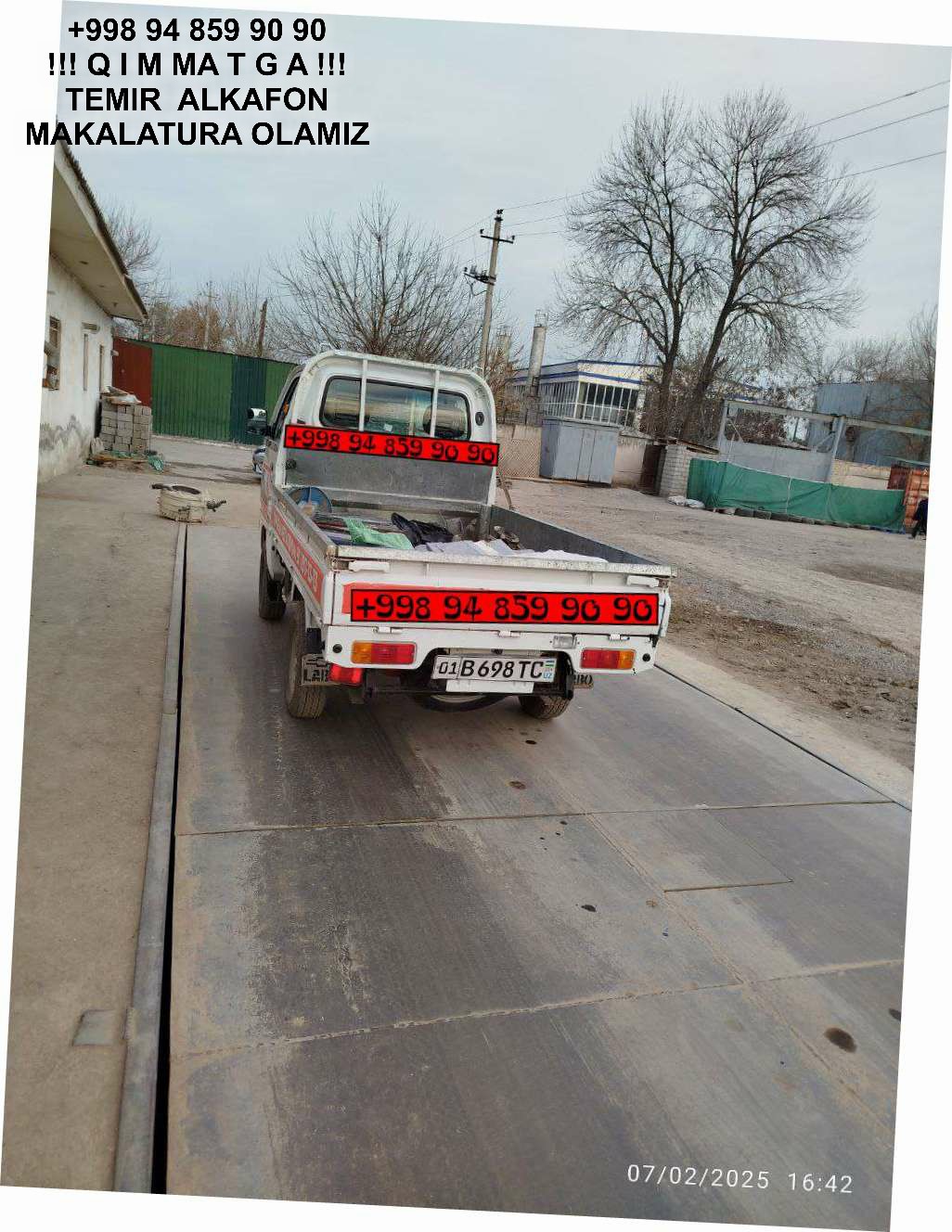 Metallolom qabul qilish Bekobod