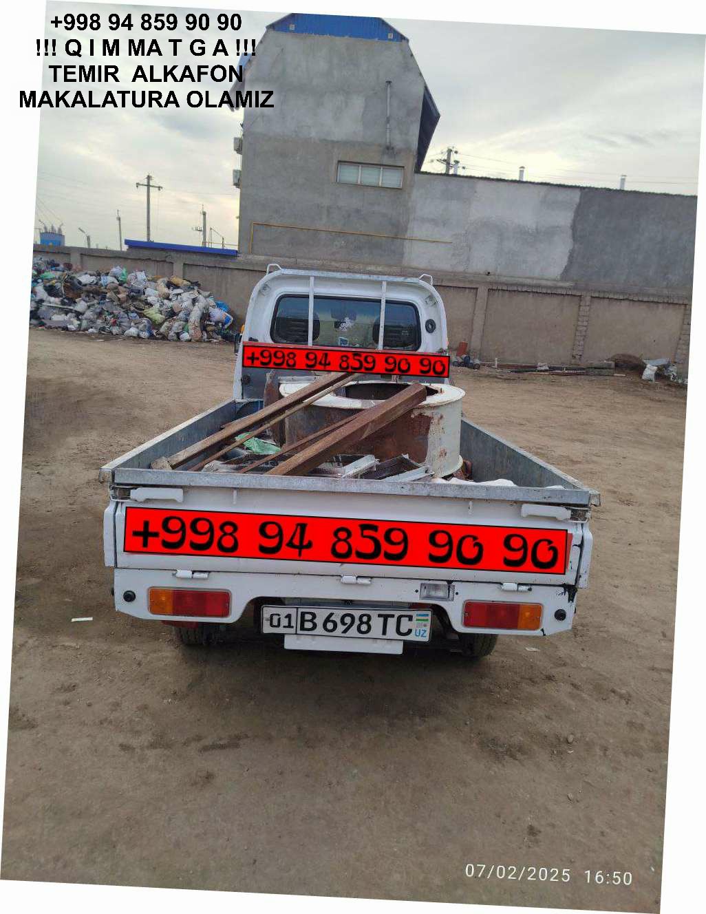 Metallolom qabul qilish Boka