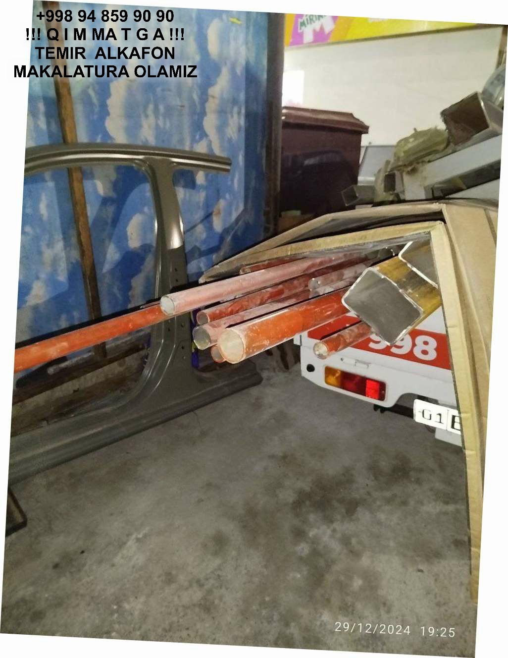 Metallolom qabul qilish Ortachirchiq