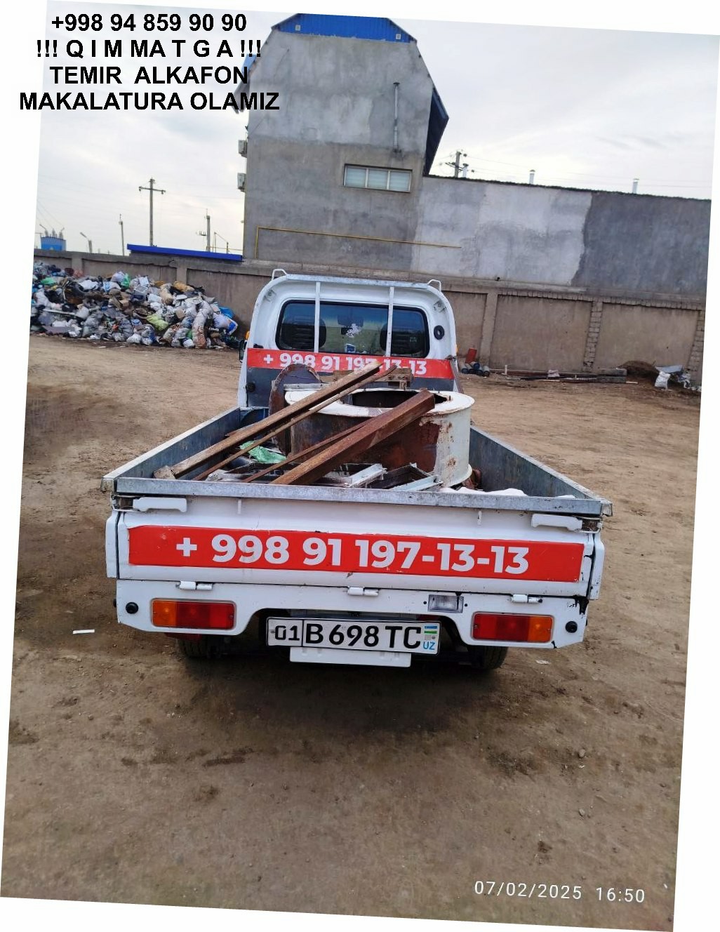 Metallolom qabul qilish Toshkent Tumani